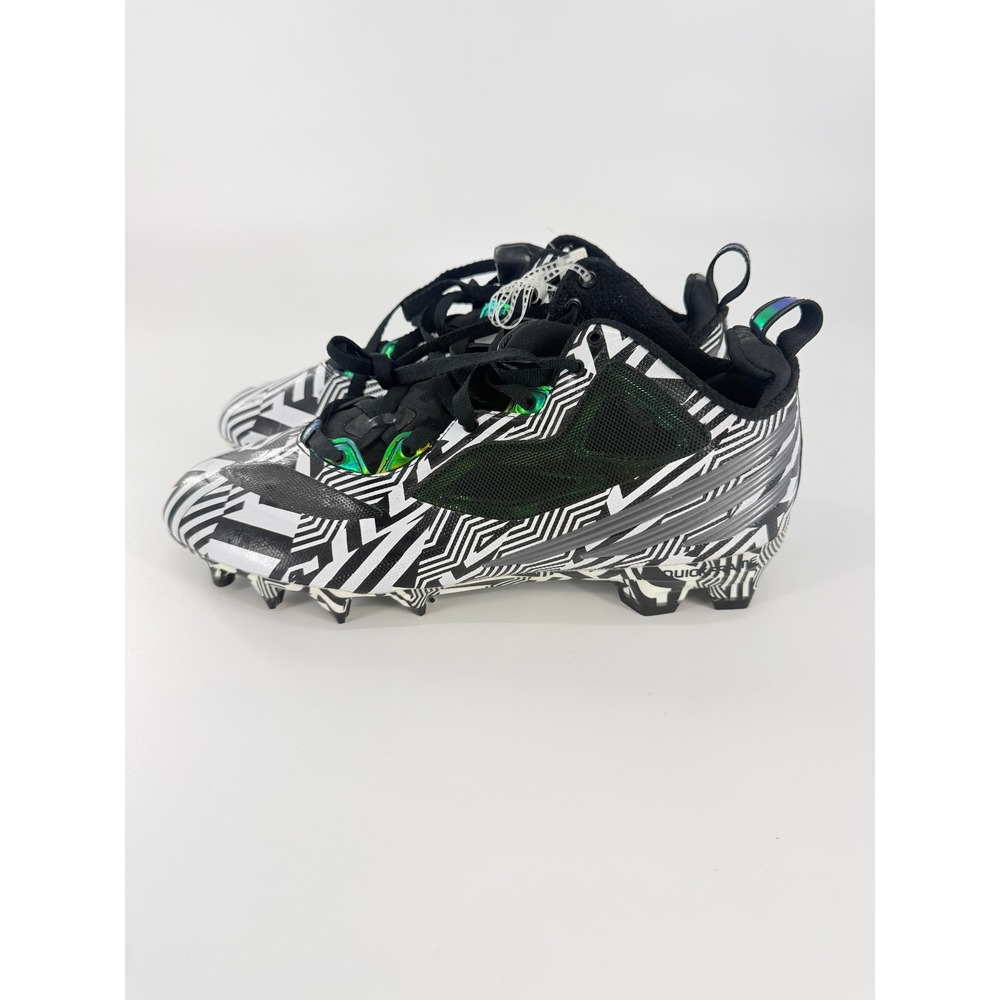 Adidas RGIII Camouflage Black White Green Football Cleats Men's Size 10.5 New
